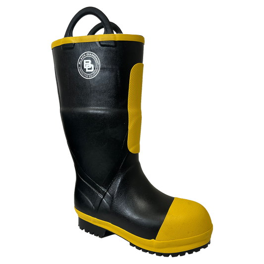 16" RUBBER FIREFIGHTER BOOT