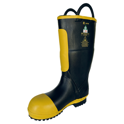 16" RUBBER FIREFIGHTER BOOT