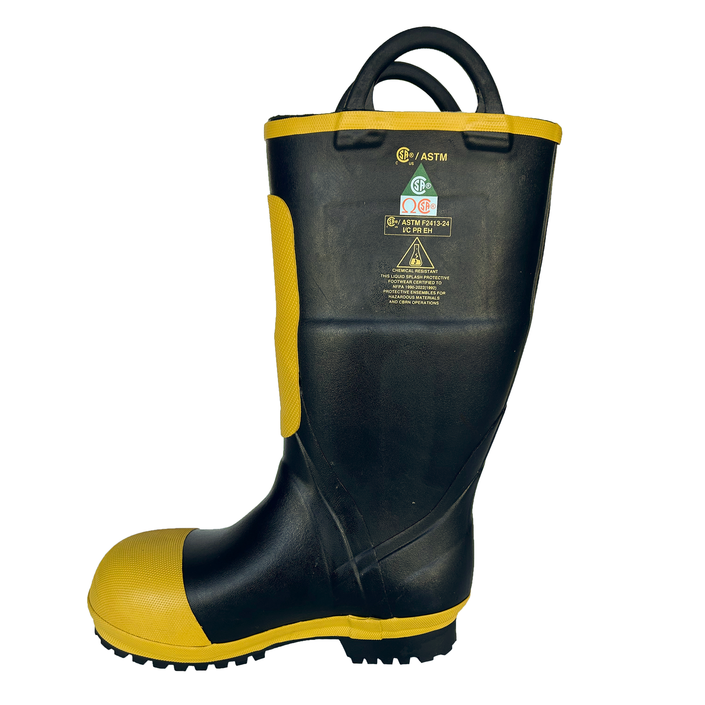 16" RUBBER FIREFIGHTER BOOT