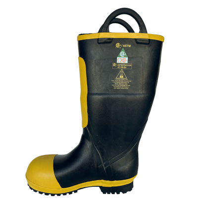 16" RUBBER FIREFIGHTER BOOT