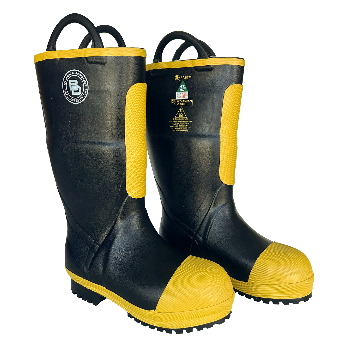 16" RUBBER FIREFIGHTER BOOT