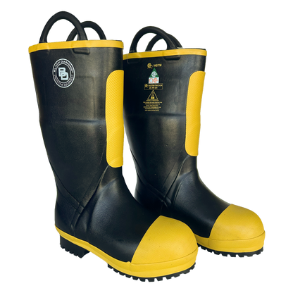 16" RUBBER FIREFIGHTER BOOT