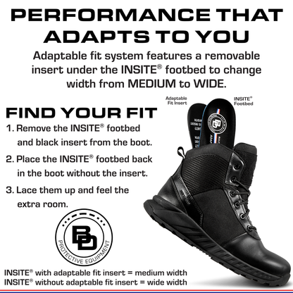 BDX6" WATERPROOF SIDE ZIP BOOT