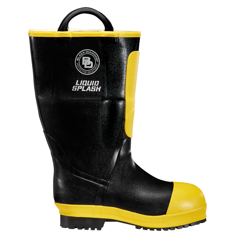 Rubber Firefighter Boot – Black Diamond