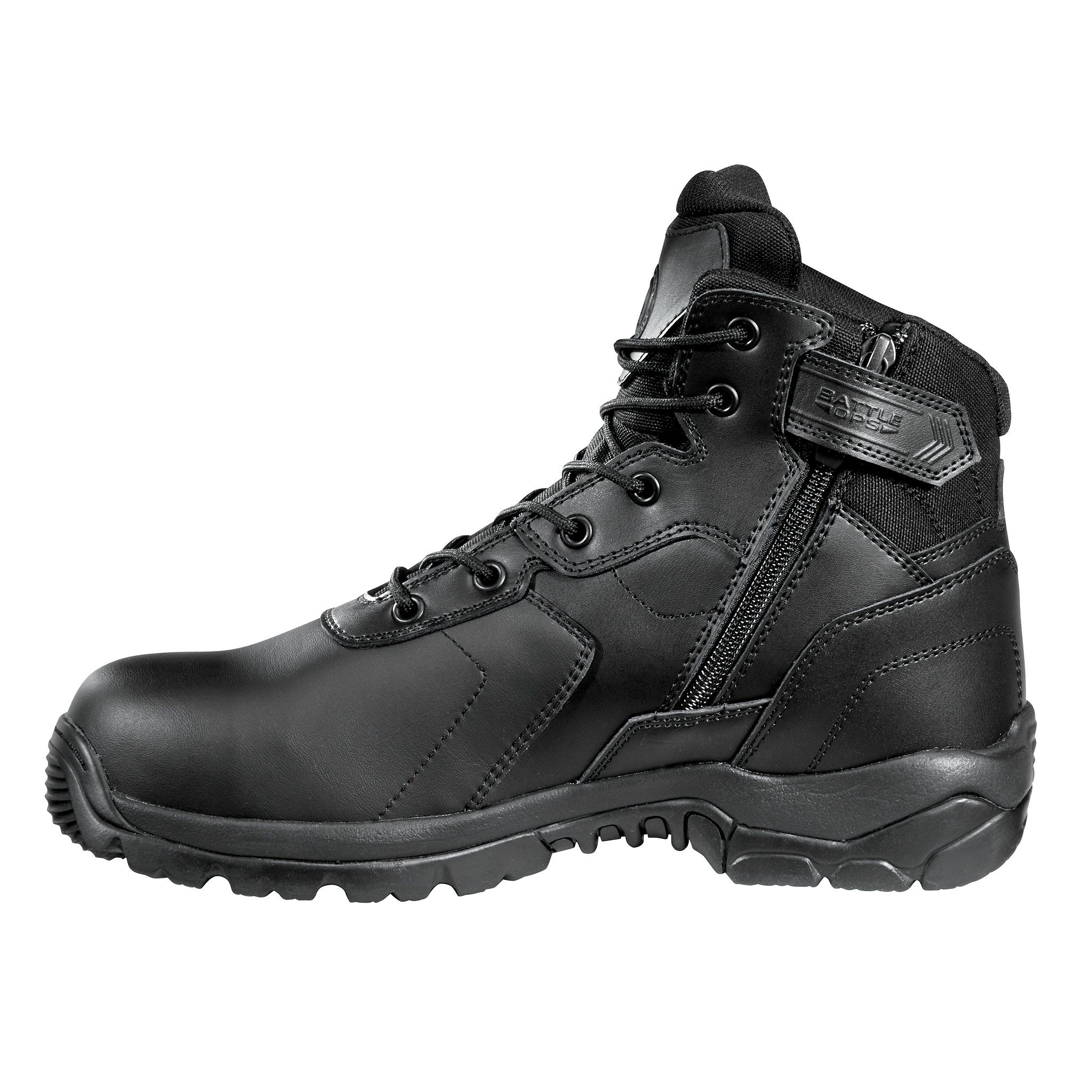 6-INCH WATERPROOF TACTICAL BOOT - SIDE ZIP  COMPOSITE SAFETY TOE