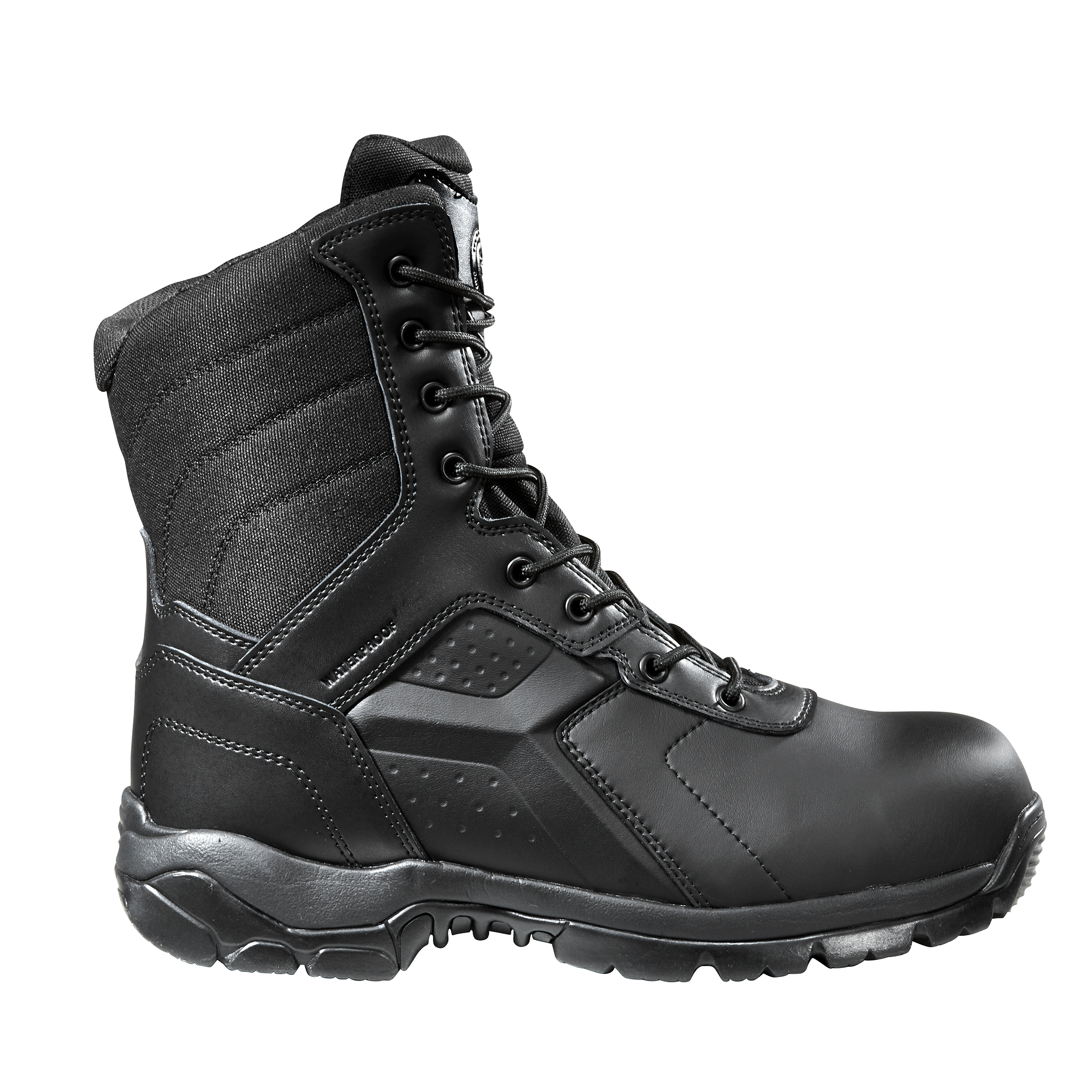 8-inch Waterproof Tactical Boot - Side Zip Non Safety Toe